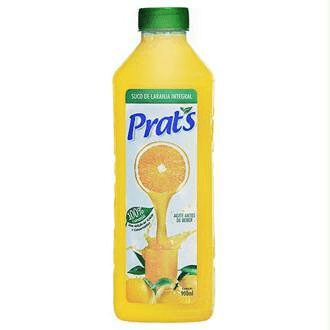 Suco Integral Laranja Prat's Garrafa 900ml