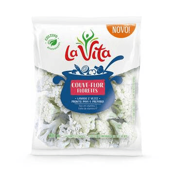 Couve-flor Floretes Higienizados 200g La Vita - Certificado Ibrahort