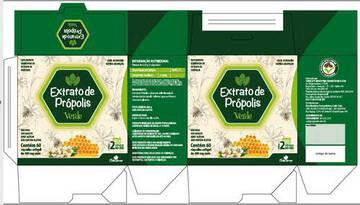 Extrato de Própolis Verde 400mg 60 cápsulas