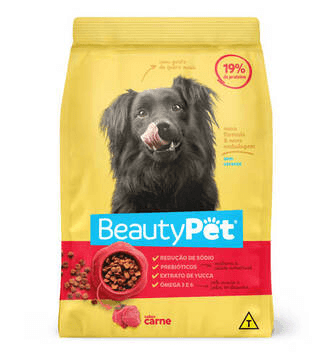 BEAUTY PET ALIMENTO CAO CARNE-12X900G