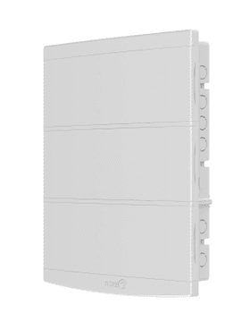 Quadro De Distribuição Slim 48 Disjuntores Sem Barramento Porta Branca - Tigre