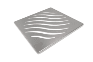 Grelha Quadrada 100 mm Inox - Tigre