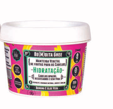 BE(M)DITA GHEE - HIDRATAÇÃO BANANA E ALOE VERA 100G