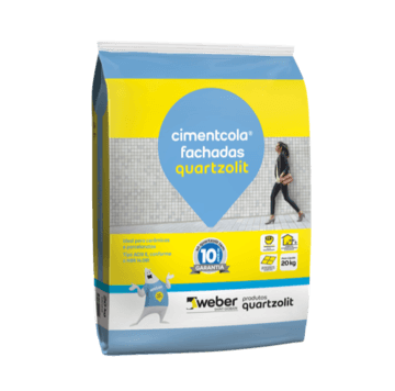 argamassa cimentcola fachadas ACIII  cinza 20kg quartzolit