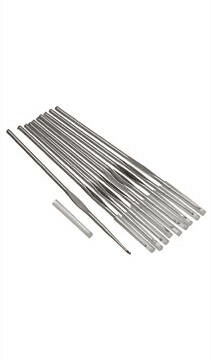Agulha inox para mechas e reflexo