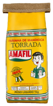 Farinha De Mandioca Torrada Amafil 1Kg Papel