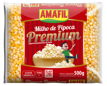 Milho Pipoca Premium Amafil 500G
