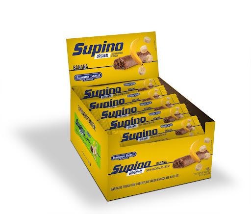 Barra de Frutas Original Banana ao Leite c/16 - Banana Brasil - As barras de frutas da Banana Brasil reúnem os melhores ingredientes para opções nutritivas e saborosas. Com uma deliciosa cobertura de chocolate, a combinação de banana desidratada pura ou com frutas, nozes e fibras, ajuda a manter uma alimentação balanceada de forma prática e saudável.