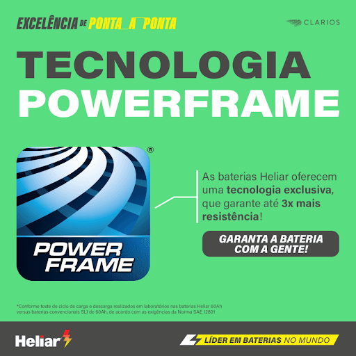 Excelência - 🔋 Mais resistência para o seu veículo!

As baterias Heliar com Tecnologia PowerFrame oferecem até 3x mais resistência! 💪

✅ Mais durabilidade
✅ Tecnologia exclusiva
✅ Garantia de qualidade

Garanta a sua com a gente! 🚗⚡
#BateriaHeliar #PowerFrame #TecnologiaQueDura #Heliar #ConfiançaNaPartida