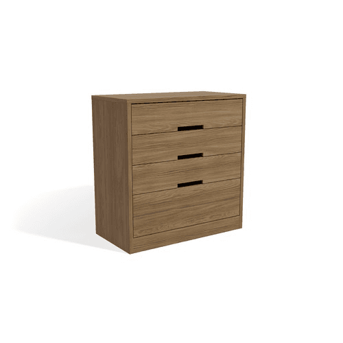Cômoda 4 gavetas - S824 - Kappesberg - Deixe seu quarto mais organizado e seu dia mais prático com a Cômoda S824 da Kappesberg. Produzida em MDP e com as frentes em MDF, material de alta qualidade, os puxadores são vazados, modernos e diferenciados, garantindo mais elegância para o ambiente. Com três gavetas e um gavetão, ela conta com muito espaço para guardar roupas dobradas, deixando o espaço mais organizado. Sua cor Nogueira é moderna e fácil de combinar, trazendo elementos da natureza para dentro da sua casa, além da sensação de conforto e aconchego ao ambiente. Seu tom amadeirado traz a pintura touch, com a textura dos veios da madeira, garantindo mais beleza e qualidade ao produto.