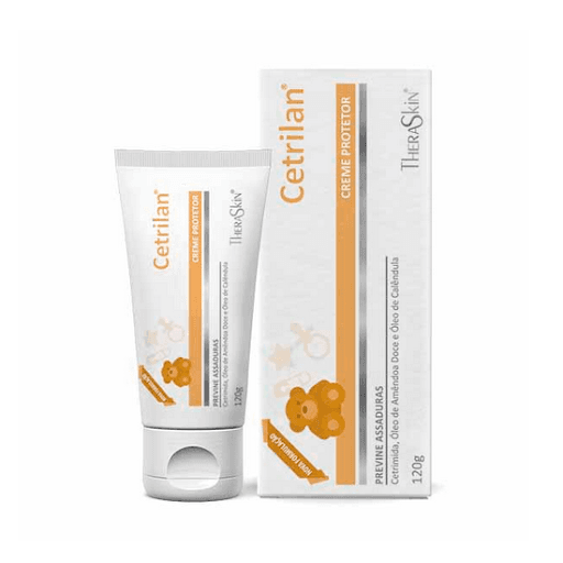 Cetrilan Creme Protetor 120g - Cetrilan Creme 120g





Cetrilan Creme é um protetor de uso diário que previne e auxilia no tratamento das assaduras. Com uma formulação única e completa, de fácil aplicação e remoção na troca de fraldas, protege e hidrata a pele delicada do bebê. Foi formulado com ingredientes ativos como a cetrimida e o óleo de calêndula, que possuem ação anti-inflamatória e antisséptica, além do óleo de amêndoa doce e lanolina, que conferem ação emoliente e lubrificante. Ainda conta com o óxido de zinco, que oferece maior proteção e garante que a pele do bebê fique sempre seca e fresquinha.





Como usar: Aplicar de 1 a 2 vezes ao dia. Na prevenção de assaduras, utilizar a cada troca de fralda, formando assim uma camada protetora na pele.





Todos os produtos Theraskin são testados dermatologicamente e possuem testes de segurança e eficácia. Caso tenha alguma dúvida, consulte nosso site: www.theraskin.com.br!