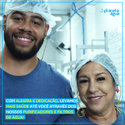 Na Planeta Água, nossa alegria começa na produção! 💙
Cada produto é feito com dedicação e pensando em você, sempre com o objetivo de levar mais saúde para a sua vida através dos nossos produtos.