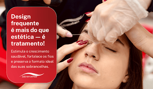 Design de sobrancelhas: frequência e confiança fazem toda a diferença!

Manter o design em dia é essencial para valorizar o olhar e manter o formato ideal das suas sobrancelhas.

Na Sóbrancelhas, você conta com profissionais especializados e produtos próprios desenvolvidos especialmente para cuidar da sua pele e dos seus fios com segurança e qualidade.
