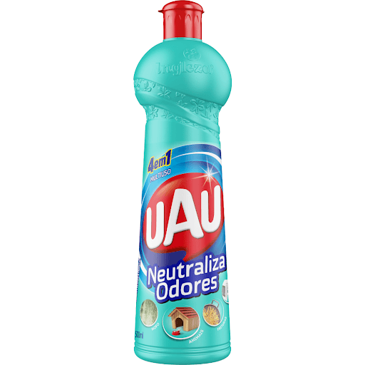 Multiuso UAU Neutraliza Odores 500ML - Limpeza refrescante do hortelã e poderoso ativo neutraliza odores.
