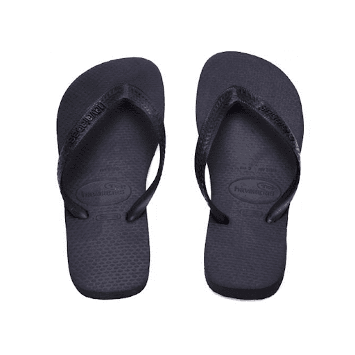 Chinelo Masculino Havaianas Top Preto - 41/42 - A Havaianas Top tem o dna Havaianas: é democrática, versátil, clássica, confortável e colorida. Tem para todos os gostos: do básico ao fashion, do neutro ao vibrante. Possui solado tradicional e liso, tipo de tira regular monocolor.