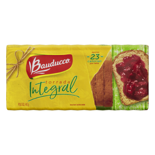 Torrada Integral Bauducco Pacote 142G - Torrada Integral Bauducco Pacote 142g