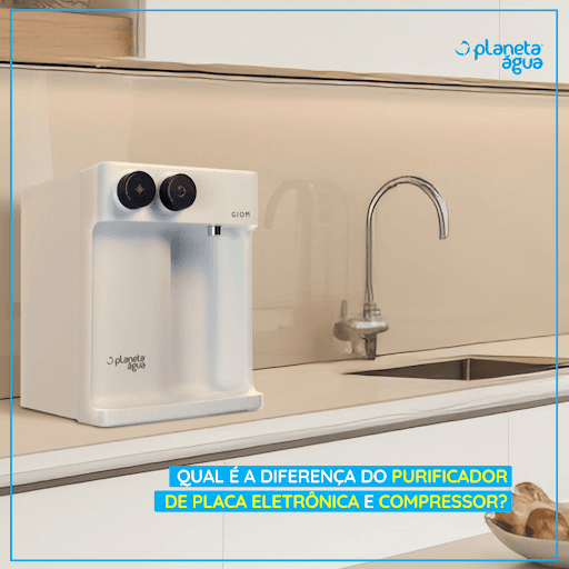 Placa eletrônica ou compressor? A escolha faz toda a diferença! 💧❄️
Os purificadores com placa eletrônica utilizam um sistema termoelétrico que costuma ser menos eficiente e apresentar mais problemas ao longo do tempo — especialmente em regiões mais quentes. ⚠️ Já os purificadores com compressor são mais potentes, duráveis e garantem água realmente gelada, mesmo nos dias mais quentes. ❄️✅
Na Planeta Água, oferecemos purificadores com compressor de alta qualidade, pensados para quem busca saúde, conforto e desempenho de verdade!