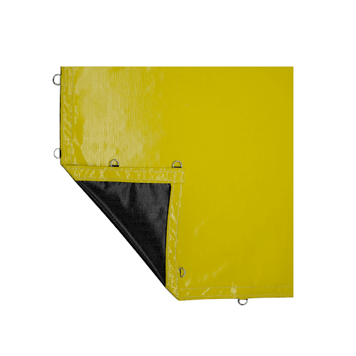 Vinilona Sansuy Amarela com Avesso Preto - A Vinilona Sansuy é uma cobertura para caminhão confeccionada em laminado de PVC reforçado com tecido de poliéster de alta tenacidade, totalmente impermeável e com grande durabilidade. Aplicável tanto ao segmento de cargas rodoviárias, quanto aos transportes marítimos e ferroviários. Os maiores fabricantes de carrocerias adotam Vinilona Sansuy como peça original em seus produtos. Uma lona que é conhecida pela alta qualidade e por uma tradição e reconhecimento sem precedentes.Possui diversas opções de cores. Meias argolas de aço galvanizado colocado a cada 40 cm nas laterais e a cada 25 cm nas cabeceiras.
Soldado através de máquinas de alta freqüência e com costuras duplas nas bainhas.
