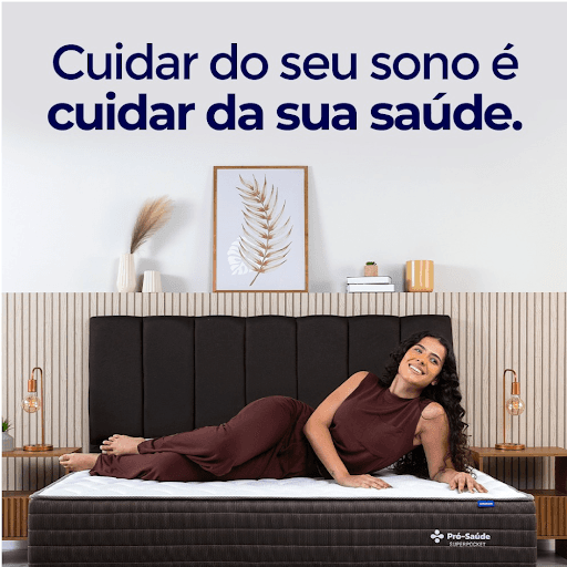 Dormir bem é mais que conforto, é saúde! - A nova Linha Pró-Saúde da Ortobom chegou com tecnologias exclusivas, suporte ideal para a coluna e novas bases que unem design e funcionalidade. 

Escolha o modelo que mais combina com você e transforme a qualidade do seu sono - e da sua vida. 

Estamos aguardando você!