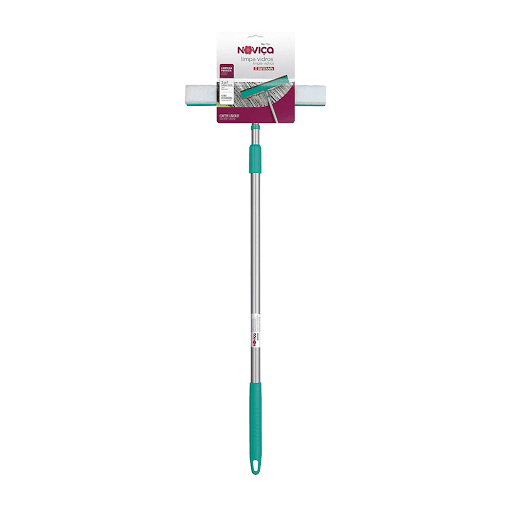 Mop Noviça Limpa Vidros 2 em 1 Bettanin - Multicoisas - O Mop Noviça Limpa Vidros 2 em 1 Bettanin lava e seca, promovendo limpeza profunda protegendo suas mãos de produtos químicos. Com cabo extensível de até 1,18m possibilita mais flexibilidade na hora de fazer sua limpeza. Alcança os cantos mais difíceis graças a sua haste flexível.