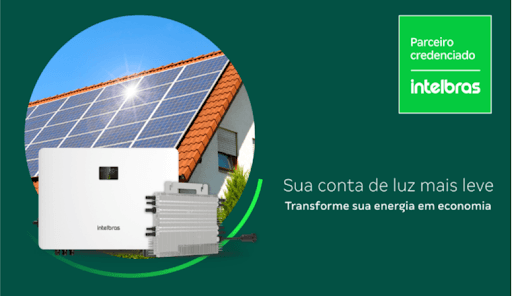 Sua conta de luz mais leve - Com tecnologia de ponta e alta eficiência, a geração de energia solar garante mais economia e sustentabilidade para sua casa ou negócio. Invista no futuro mais sustentável com as soluções on-grid da Intelbras e viva sem preocupações com a conta de luz!