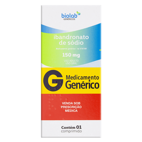 Ibandronato De Sódio 150Mg Biolab Caixa 1 Comprimido - Ibandronato De Sódio 150Mg Biolab Caixa 1 Comprimido
