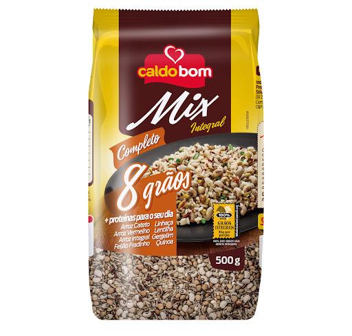 Arroz Mix de Grãos Completo 500g - Caldo Bom - Ingredientes: arroz integral, lentilha, arroz vermelho, feijão fradinho, arroz cateto integral, semente de linhaça, gergelim e quinua.
ALÉRGICOS: PODE CONTER TRIGO E SOJA.
CONTÉM GLÚTEN.
