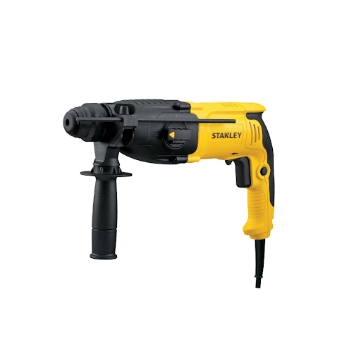 STANLEY Martelete Profissional Sds Plus  Shr263K-Br 127V - Martelete de 800w sds plus e 2,4J de força. Facilite seus trabalhos em perfuração em concreto e alvenaria. alto desempenho e durabilidade. Ideal para os profissionais. 3 Funções: Perfurar com e sem impacto e Romper.