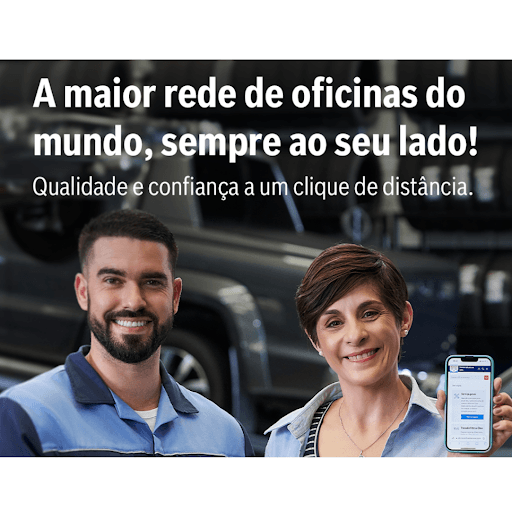 A qualidade que o mundo reconhece - Presente em mais de 150 países com uma oficina sempre perto de você.