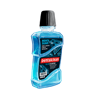 Antisséptico Blue Diamond 300ml Sem Álcool - Dentalclean - Com fórmula que elimina até 99,9% dos germes e possui 12hrs de proteção.



Com sabor altamente refrescante, prevenindo o mau hálito, gengivite e placa bacteriana, além de equilibrar a flora bucal.



Sabor refrescante.