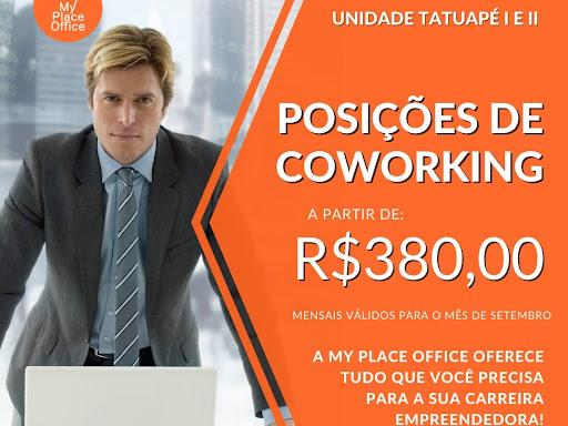 Posições de Coworking:
Nossos espaços de coworking possuem mesas exclusivas e reservadas para que você tenha condições de focar 100% nas suas atividades e impulsionar o seu negócio. Além de uma estrutura para que você estenda a sua rede de networking facilitando o fechamento de novos negócios!

Endereços:
Tatuapé I: Rua Padre Adelino, 2074, 12º Andar – CONJ. 121 e 122
Tatuapé II: Rua Francisco Marengo, 500 

#MPO #Tatuape #MyplaceOffice #Empreendedorismo #SangueLaranjaMPO #Coworking #Salaradereuniao