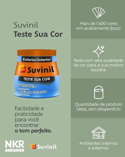 A NKR Tintas é especializada em produtos para pintura, oferecendo soluções para residências, comércios e indústrias. Entre as opções disponíveis, destacam-se as tintas Suvinil, que permitem ao cliente experimentar e testar cores antes da aplicação, auxiliando na escolha do tom ideal para cada ambiente. A loja também disponibiliza uma variedade de vernizes, esmaltes, seladores e acessórios para pintura, atendendo diferentes tipos de superfícies e projetos. A equipe oferece orientação sobre técnicas de aplicação, preparação de superfícies e manutenção, contribuindo para resultados duradouros e uniformes. Além disso, a NKR Tintas acompanha tendências e tecnologias do setor, proporcionando informações atualizadas sobre cores, acabamentos e tipos de tinta. O espaço busca atender de forma completa e organizada as demandas regionais, promovendo conhecimento técnico e suporte para decisões de pintura, tornando cada projeto mais seguro e consistente.