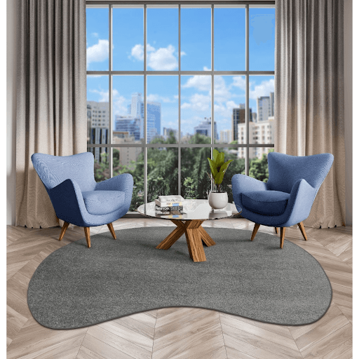 ECLETIK ORGANICO CINZA #0101|47 Tapete para Sala, Quarto, Living  - Tapetes São Carlos - A coleção ECLETIK ORGANICO recebe Base Confortex - Protege o piso, Proteção UV, Fios Roselan - Polipropileno Resistente, Acabamento em debrum, sua superfície é feita com fios em veludo macio, Tratamento Anti Ácaro - Reduz alergias, é lavável, Acabamento em Micro Debrum, Selo Green Label - Seguro - Baixa emissão de VOC, Faz em tamanhos redondos, Faz em formatos organicos. Medidas Disponíveis 1.45X1.95, 1.95X2.95, 2.95X3.95,