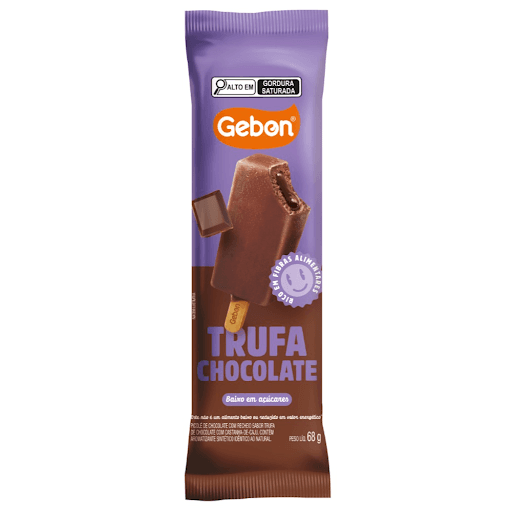 GEBON SORVETES - PALETA TRUFA DE CHOCOLATE - BAIXO EM AÇÚCAR - Desfrute o incrível mundo do chocolate sem culpa com essa paleta chocolatuda, baixa em açúcares, que vai derreter na sua boca.

ALÉRGICOS: CONTÉM LEITE E DERIVADOS, DERIVADOS DE CASTANHA-DE-CAJU E DE SOJA. PODE CONTER AMÊNDOAS, AMENDOIM, AVELÃS, CASTANHA-DO-BRASIL E NOZES.
CONTÉM LACTOSE.
NÃO CONTÉM GLÚTEN. 

FOP: Alto em gordura saturada.