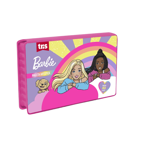 Kit Maleta Artistica C/42 UN - Barbie - Desde 1959, a Barbie tem inspirado meninas a serem o que quiserem - fadas, princesas, astronautas e biólogas, não há limites! Barbie inspira crianças e jovens a explorarem sua personalidade e criarem seu próprio mundo. E a maleta artística Barbie é diversão garantida! Contém 42 peças para deixar a criatividade fluir.
