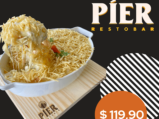Camarão à moda Píer. Delicioso prato para 4 pessoas, a base de camarão e arroz cremoso. Um espetáculo!!!
