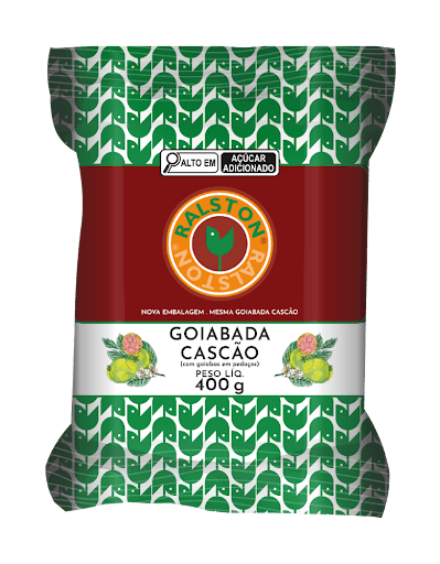 Goiabada Cascão 400g em Barra - Ralston - * ≈70% de Fruta na Receita . Fonte de Vitamina C  . Não Contém Glúten . Kosher . Halal . Sem Conservantes . Sem Alergênicos *
Essa é a Goiabada Cascão Ralston: nossa releitura da goiabada cascão caseira tradicional. Produzida com goiabas do nosso pomar e de produtores homologados, colhidas e selecionadas manualmente. Com pequenos pedaços de casca de goiaba, o sabor mais intenso de fruta. Adoça a vida. Ingredientes: Polpa e pedaços de goiaba, açúcar cristal e acidulante ácido cítrico. NÃO CONTÉM GLÚTEN. Fonte em Vitamina C.