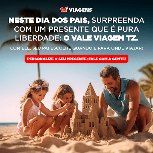 Neste Dia dos Pais, presenteie com novas histórias!  🛬
Com o Vale Viagem TZ, seu pai escolhe quando e para onde viajar – usando em passagens, hotéis ou pacotes completos.

Você define o valor e envia por e-mail ou WhatsApp, tudo sem sair de casa!
🎁 Fale com nossa equipe e personalize esse presente inesquecível! 

#tzviagens @tzviagens #agenciadeviagens #viagem #turismointernacional #valeviagem #diadospais