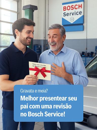 Quer dar um presente que seu pai realmente vai usar? A gente tem a dica: um check-up completo ou peças novas pro carro dele! ⠀ 
Agende agora mesmo.
Seu pai merece esse carinho (e o carro dele também). 😉🩵
#boschservice #revisaodiadospais #OficinaAutomotiva
Av. Lourival fontes, 10 - Jd. Planalto
Tel: (11) 2143-4209  
WhatsApp: 9 7075-6866