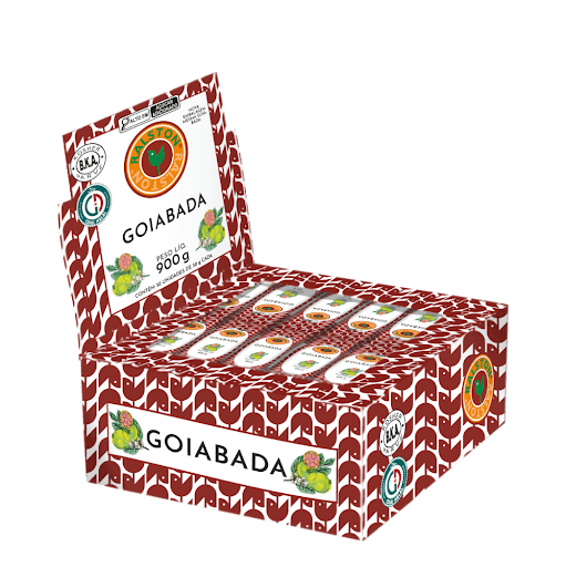 Display: 30x Goiabada 30g - Ralston - * ≈70% de Fruta na Receita . Fonte de Vitamina C  . Fonte de Fibras . Não Contém Glúten . Kosher . Halal . Sem Conservantes . Sem Alergênicos *
Essa é a Goiabada 30g Ralston: nossa releitura da goiabada caseira tradicional em um tamanho snack. Feita especialmente para adoçar o dia-a-dia numa pequena porção, para aquele momento único. Produzida com goiabas do nosso pomar e de produtores homologados, colhidas e selecionadas manualmente. Adoça a vida. Ingredientes: Polpa de goiaba, açúcar e acidulante ácido cítrico. NÃO CONTÉM GLÚTEN. Fonte de Vitamina C. Fonte de Fibras.
