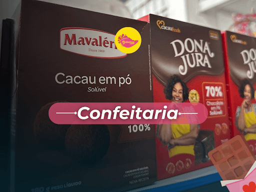 🍫 Doce é nossa especialidade! Seja você um confeiteiro profissional ou alguém que adora criar sobremesas em casa, na Guloseimas temos tudo para transformar receitas em verdadeiras obras de arte. Formas, chocolates, confeitos, embalagens, coberturas e muito mais, sempre com qualidade e ótimo custo-benefício.
Dica de ouro: Use nossas embalagens especiais para valorizar ainda mais seus doces e encantar seus clientes.
📍 Venha para a Guloseimas, em São José dos Campos, e descubra um mundo de possibilidades para a sua confeitaria!