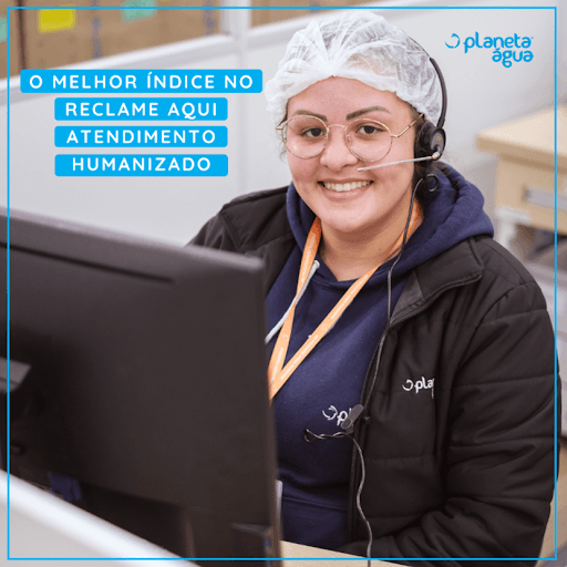 Você sabia que a Planeta Água tem um excelente índice no site Reclame Aqui?  estamos a nove anos no site e 100% das reclamações são atendidas e resolvidas e tudo isso porque temos um SAC muito especial, é humanizado e realmente se interessa em resolver as questões com os consumidores ou lojistas. Faça o certo procure comprar produtos de empresas sérias como a Planeta Água.