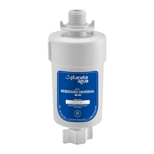 Refil Universal Planeta Água, para Bebedouros de coluna de diversas marcas, 1012A - Uma das formas de filtrar e ter água pura é com o refil de carvão ativado, ele ajuda a remover o cloro da água, eliminando o cheiro e gosto do cloro, deixando-a saudável e agradável para o paladar. Para filtrar a água é utilizado camadas de polipropileno que fazem a remoção de sujeiras, os purificadores de água fazem essas funções de forma eficaz e prática, assim você vai beber água de qualidade.




*As marcas citadas são propriedades de seus respectivos fabricantes e aparecem apenas para demonstrar a compatibilidade deste produto.