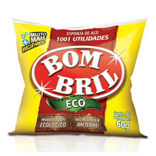 LA DE ACO BOMBRIL C/4 -