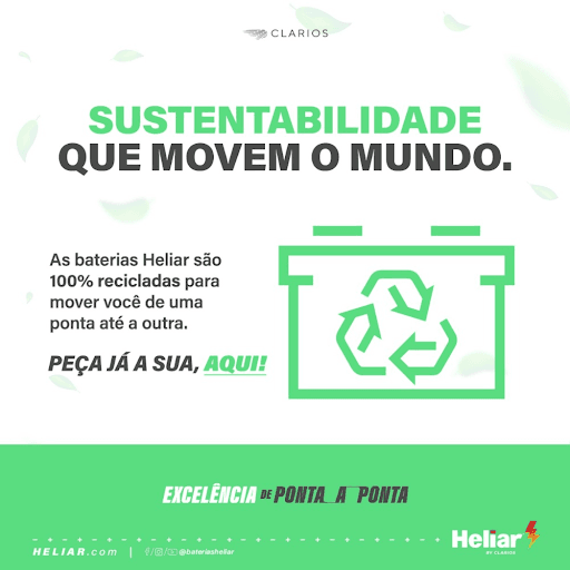 Sustentabilidade que move o mundo - Escolha Heliar e impulsione o mundo com tecnologia sustentável e energia responsável.