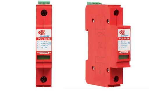 ''Dispositivo de Proteção contra Surtos (DPS) fabricado pela empresa Clamper, que protege equipamentos elétricos contra picos de tensão na rede elétrica, como os causados por raios ou manobras da concessionária'' #menor preco#mateusconstrucoes''