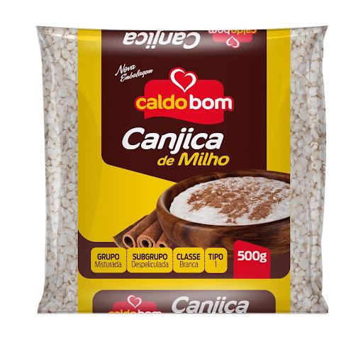 Canjica Branca 500g - Caldo Bom - ALÉRGICOS: PODE CONTER TRIGO E SOJA. CONTÉM GLÚTEN.