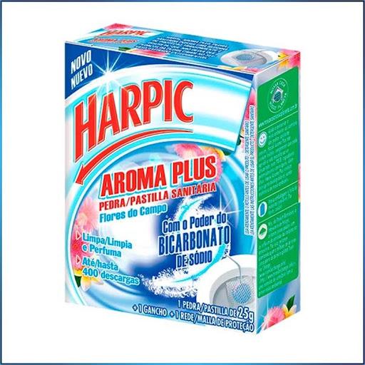 Pastilha Sanitária Adesiva Harpic 25g Flores Unit - Pastilha Sanitária Adesiva Harpic 25g Flores Unit