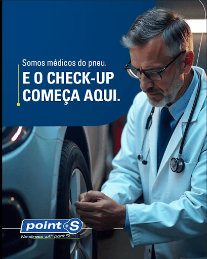 Na Point S, o check-up é sério — e a troca, rápida. 🛞💨 Somos especialistas em pneus e trabalhamos com marcas reconhecidas no mundo todo: Goodyear, Pirelli, Continental, Yokohama, Delinte, PrinX e muito mais. 🏁 ⚙️ Fazemos diagnóstico completo e trocamos os pneus do seu carro em até 1 hora, com alinhamento e balanceamento incluídos. Pra rodar com segurança e voltar pra rotina sem perder tempo, você já sabe onde confiar. 📲 Acesse o link da bio e encontre a Point S mais próxima! #PointSBrasil #TrocaDePneu #CheckUpDoCarro #PneusDeQualidade #MarcasReconhecidas #AutoCenter #DiagnósticoAutomotivo