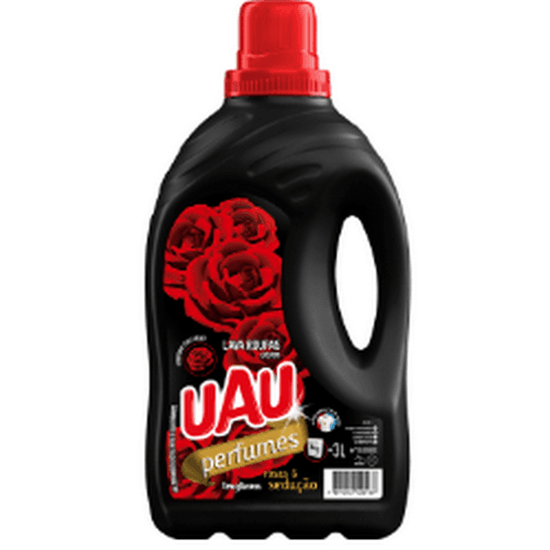 Lava Roupas UAU Active Rosas e Sedução - 3 litros - Entre limpeza e perfume escolha os dois. A evolução do lava roupas.